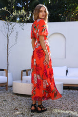 This Love Of Mine Maxikleid Orange