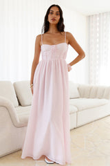 Darling Dear Maxi-Kleid Pink