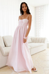 Darling Dear Maxi-Kleid Pink