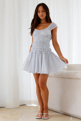 Ocean Breath Minikleid Blau