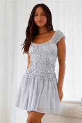 Ocean Breath Minikleid Blau