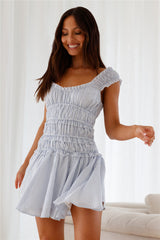 Ocean Breath Minikleid Blau
