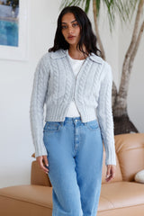 Winter Bliss Strickjacke Grau