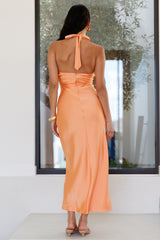Maxikleid "Hidden Journey" Orange