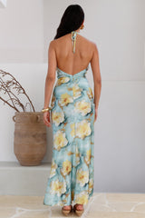 Maxikleid "Calm Paradise" Blau