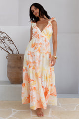 Regella Maxikleid Gelb
