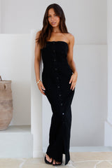 Into The Classics Maxikleid Schwarz