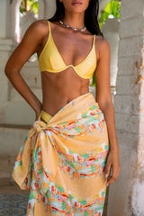 FORTUNATE ONE Paros Swim Top Zitrone
