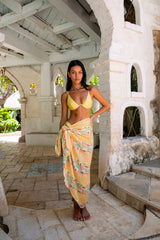 FORTUNATE ONE Marbella Sarong Casablanca-Print