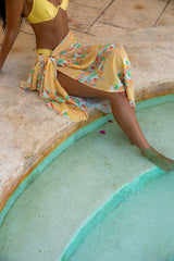 FORTUNATE ONE Marbella Sarong Casablanca-Print