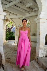 FORTUNATE ONE Maxikleid für verliebte Paare in Rosa