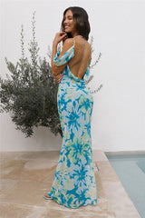 SEVEN WONDERS Longina Maxikleid Grün