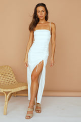 Staria Maxikleid Weiß