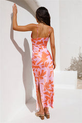 Solar Splendor Midikleid Rosa