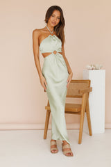 Soul Voices Maxikleid Grün