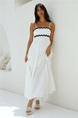 Maxikleid "Blowing Away" Weiß