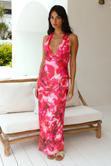 Jet Set Maxi-Kleid Pink