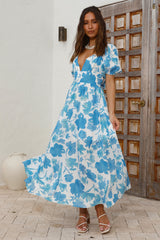 Sugar Rush Midikleid Blau