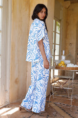 Leinenhemd „Tranquility“ Blau