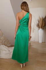 Maxikleid "Waste My Time" Grün