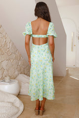 Maxikleid „Back From Florence“ Grün