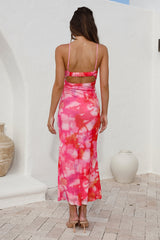 Maxikleid „Catching Feelings“ Pink