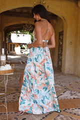 HELLO MOLLY Moment In Bloom Maxikleid Grün