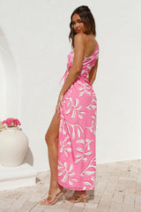 Hawaiian Party Maxikleid Pink