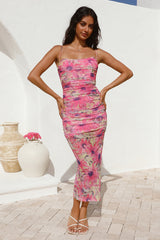 You Move Me Maxikleid Rosa