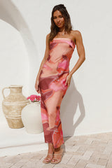 Maxikleid „Let Me In“, Orange