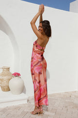 Maxikleid „Let Me In“, Orange