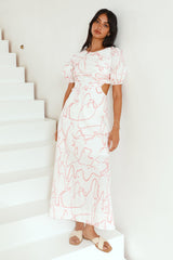 Maxikleid „On The Move“ Pink