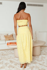 Enjoy Daylight Cropped Top Gelb