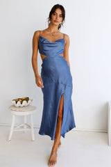 Maxikleid „Touch The Sky“ Blau