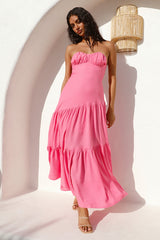 Maxikleid „Promise Yourself“ Pink