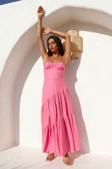 Maxikleid „Promise Yourself“ Pink