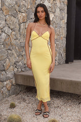 Leichtes Darling Maxikleid Gelb