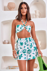 Awakening Suns Crop Top Grün