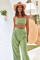 Solaris Crop Top Grün