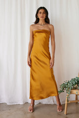 Gleam In Gold Maxi-Kleid Gelb