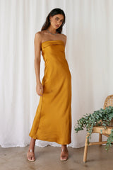Gleam In Gold Maxi-Kleid Gelb