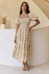 Land And Sky Maxikleid Gelb