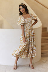 Land And Sky Maxikleid Gelb