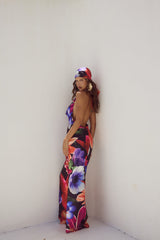RUNAWAY THE LABEL Maxikleid Posey Maeve Print