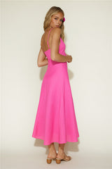 Cancel My Plans Maxikleid Pink