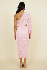 Timing Of It All Maxikleid Rosa