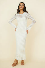 Exploration Maxikleid Beige