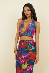 RUNAWAY THE LABEL Romance Top Schwarz