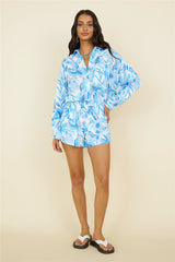 Summer Sweethearts Top Blau