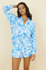 Summer Sweethearts Top Blau